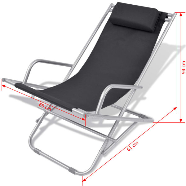 Zipcode Design Addyson Folding Beach Chair & Reviews Wayfair.co.uk